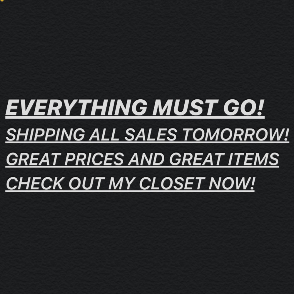 Doing a closet clear out! Check out my page!
